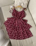 پیراهن بابونه طبقه ای